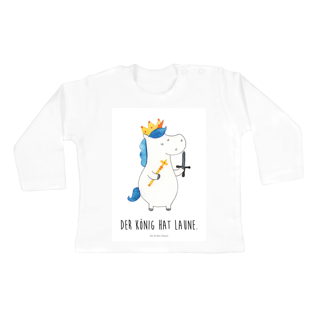 Baby long-sleeve unicorn king with sword Kleidung, Langarm, Baby Shower, Bio, Einhörner, Einhorn Deko, Einhorn, Unicorn, Ritter, König, Mittelalter