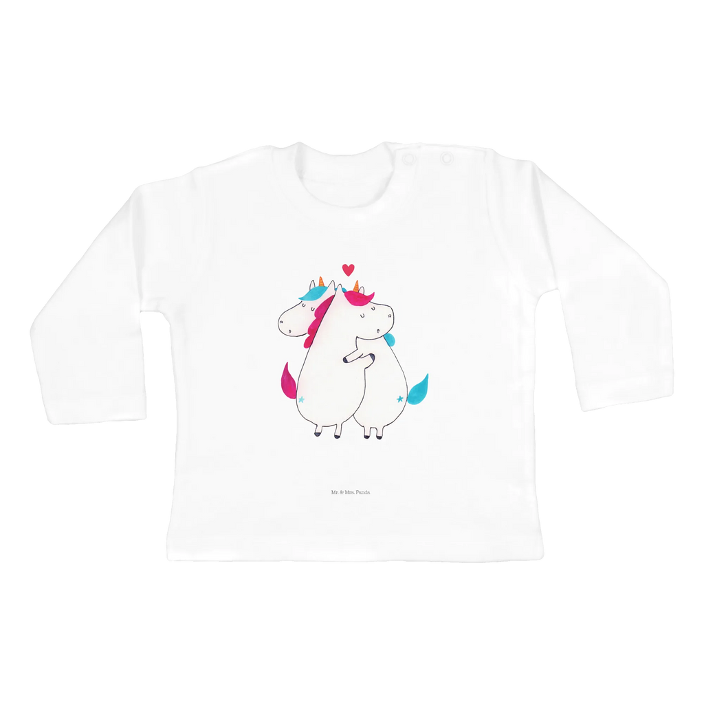 Baby Longsleeve Einhorn Mitteilung Kleidung, Mädchen, Baby, Langarm, Jungen, Bio, Einhorn, Einhörner, Einhorn Deko, Unicorn, Liebe, Geschenk, Spruch, witzig, Valentinstag, Partner, Ehe, Valentine, lustig