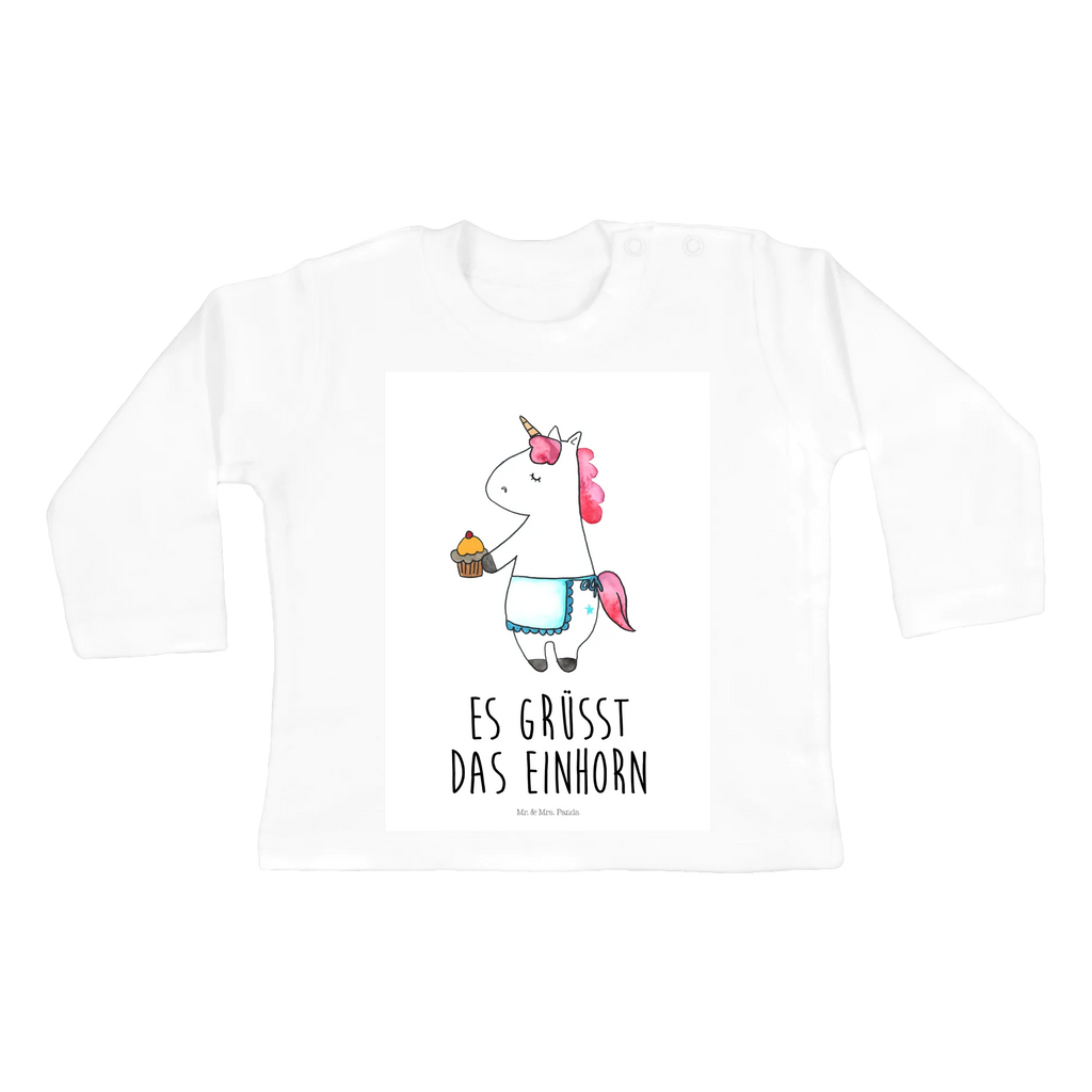 Baby Longsleeve Einhorn Muffin Bio, Kleidung, Baby Shower, Langarm, Einhörner, Einhorn Deko, Einhorn, Unicorn, Kekse, Grüße, Glückwünsche, Muffin, Backen, Geburtstagsgrüße, Geburtstag, Liebesgrüße