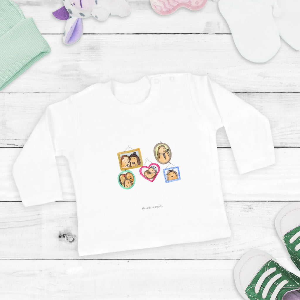 Baby Longsleeve Igel Familie Kleidung, Baby Shower, Bio, Langarm, Oma, Opa, Muttertag, Familie, Schwester, Bruder, Vatertag, Mama, Papa, Liebe, Igel, Bilder, Zusammenhalt, Glück