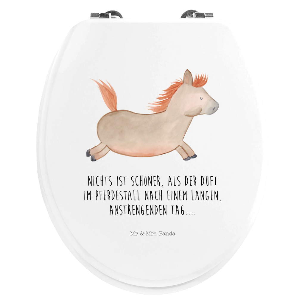 Motif toilet seat Horse Jump Toilette, Klobrille, WC-Sitz, Klodeckel, Toilettendeckel, Bauernhof, Hoftiere, Landwirt, Landwirtin, ausreiten, Pferdebesitzer, Pferdestall, Pferd, Pony, reiten, Pferde, Stall