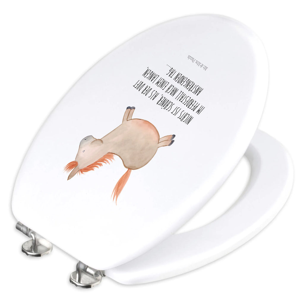 Motif toilet seat Horse Jump Toilette, Klobrille, WC-Sitz, Klodeckel, Toilettendeckel, Bauernhof, Hoftiere, Landwirt, Landwirtin, ausreiten, Pferdebesitzer, Pferdestall, Pferd, Pony, reiten, Pferde, Stall