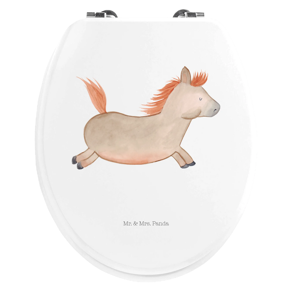 Motif toilet seat Horse Jump Toilette, Klobrille, WC-Sitz, Klodeckel, Toilettendeckel, Bauernhof, Hoftiere, Landwirt, Landwirtin, ausreiten, Pferdebesitzer, Pferdestall, Pferd, Pony, reiten, Pferde, Stall