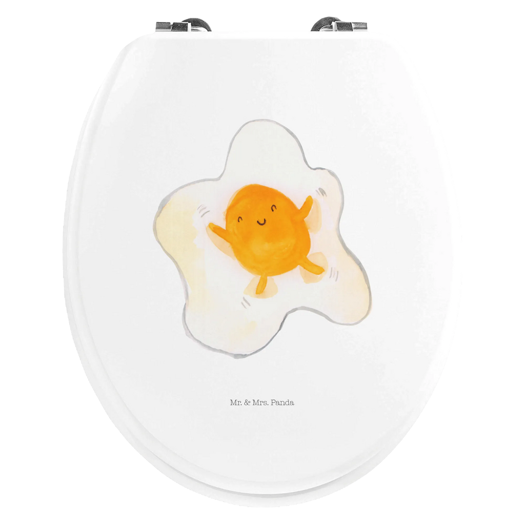 Motiv WC Sitz Spiegelei Ei Toilette, Klobrille, Toilettendeckel, Klodeckel, WC-Sitz, Tiermotive, Gute Laune, lustige Sprüche, Tiere, Tag, Schön, Liebe, Ei, Spiegelei, Glücklich
