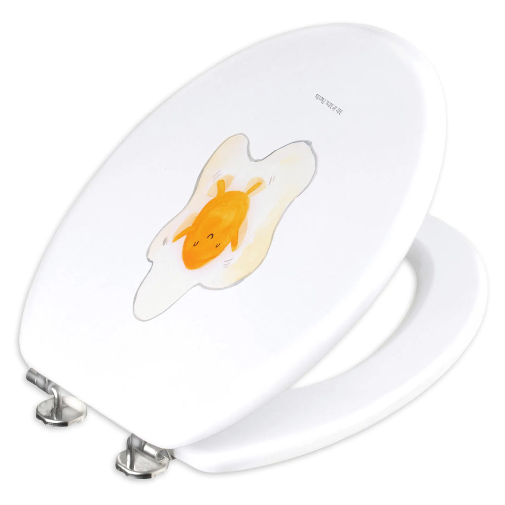 Motiv WC Sitz Spiegelei Ei Toilette, Klobrille, Toilettendeckel, Klodeckel, WC-Sitz, Tiermotive, Gute Laune, lustige Sprüche, Tiere, Tag, Schön, Liebe, Ei, Spiegelei, Glücklich