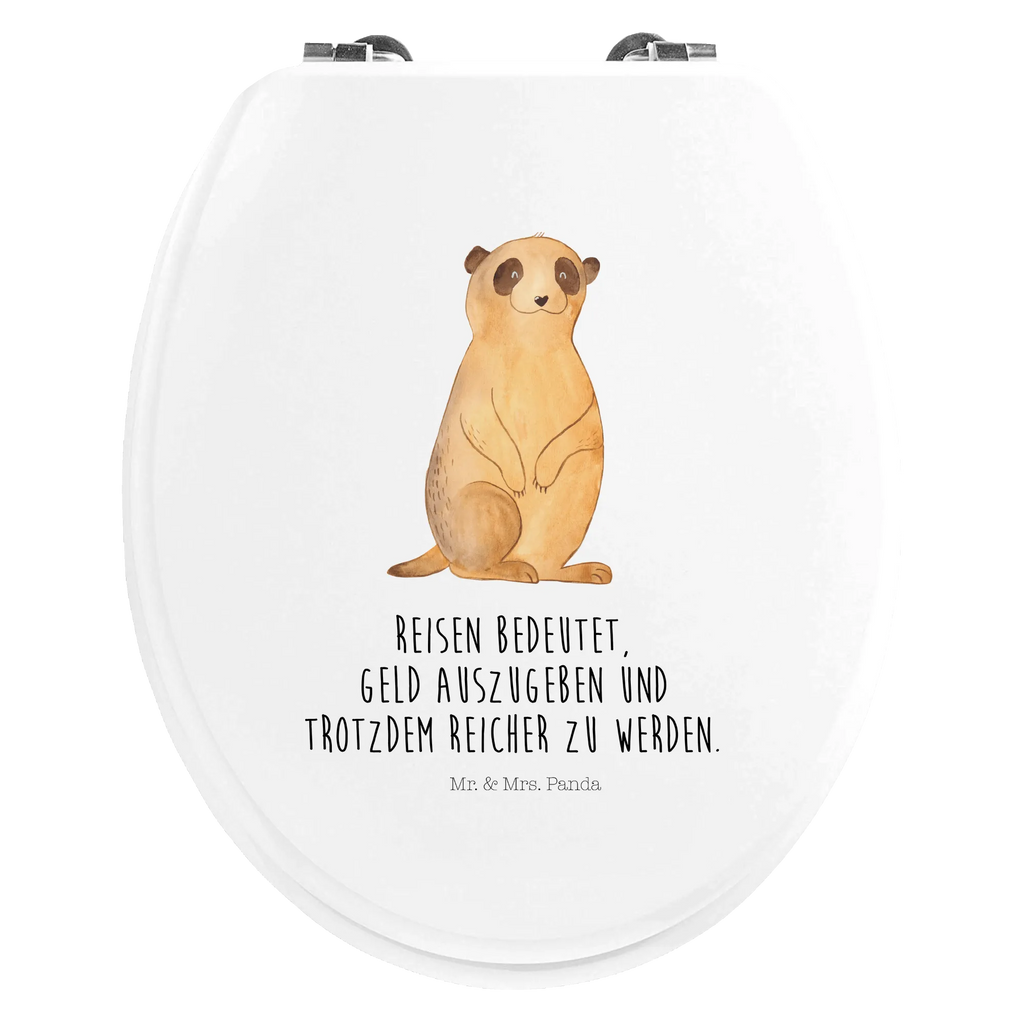 Motiv WC deska sedesowa Surikatka Klobrille, WC-Sitz, Toilette, Klodeckel, Toilettendeckel, Afrika, Wildtiere, Afrikareise, Erdmännchen, Roadtrip, Reisen, Weltreise, Traveling, Spruch