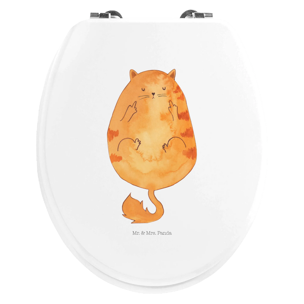 Motiv WC Sitz Katze Mittelfinger Toilette, Klodeckel, Toilettendeckel, Klobrille, WC-Sitz, Katze, Katzenmotiv, Katzenfan, Katzendeko, Katzenfreund, Katzenliebhaber, Katzenprodukte, Katzenartikel, Katzenaccessoires, Katzensouvenirs, Katzenliebhaberprodukte, Katzenmotive, Cats, Kater, Mietze, Katzen, Cat