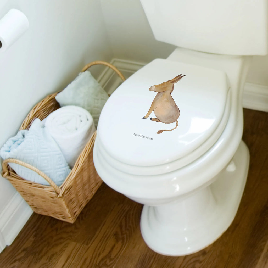 Motif toilet seat Donkey Klobrille, WC-Sitz, Toilette, Toilettendeckel, Klodeckel, Tiermotive, Gute Laune, lustige Sprüche, Tiere, Esel, Lebensziel, Weisheit, Mut, Lebensmut, Lebensglück, positive gedanken, tapferkeit, zuversicht, erfolg, Ziel