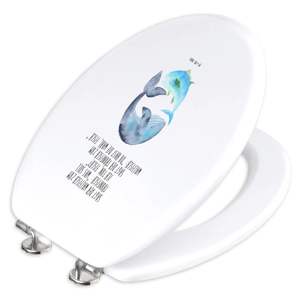 Motiv WC Sitz Walfisch Thunfisch Klodeckel, Toilettendeckel, Toilette, Klobrille, WC-Sitz, Tiermotive, Gute Laune, lustige Sprüche, Tiere, Flachwitz Geschenk, Spruch lustig, Wortwitz lustig, Tunfisch, Witz, Spruch des Tages, Wahl, Wal, Flachwitz