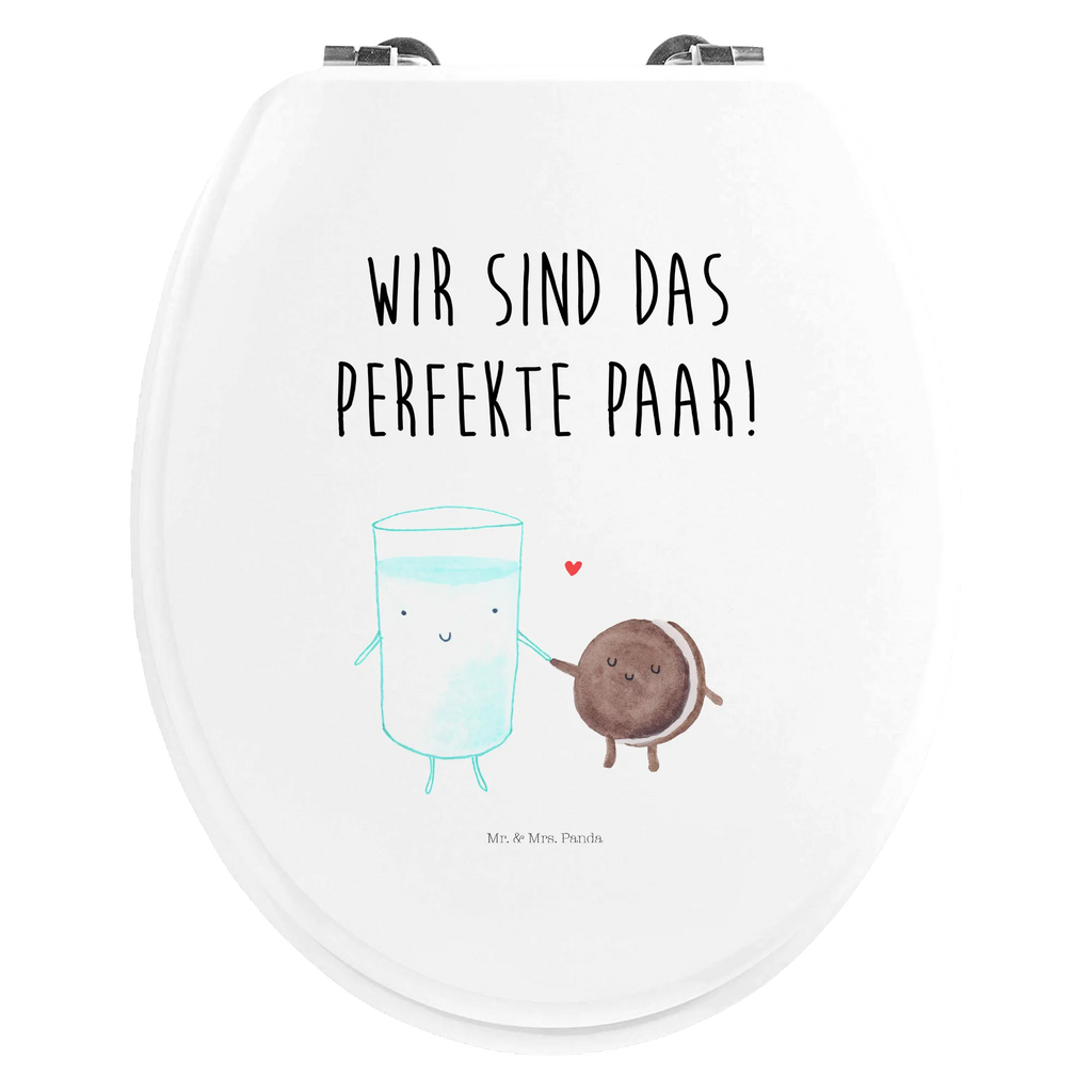 Motiv WC Sitz Milch Keks Toilette, WC-Sitz, Toilettendeckel, Klobrille, Klodeckel, Tiermotive, Gute Laune, lustige Sprüche, Tiere, Kekse, Keks, Kaffee, Einladung Frühstück, perfektes Paar, Motiv süß, Cookie, romantisch, Milk, Milch
