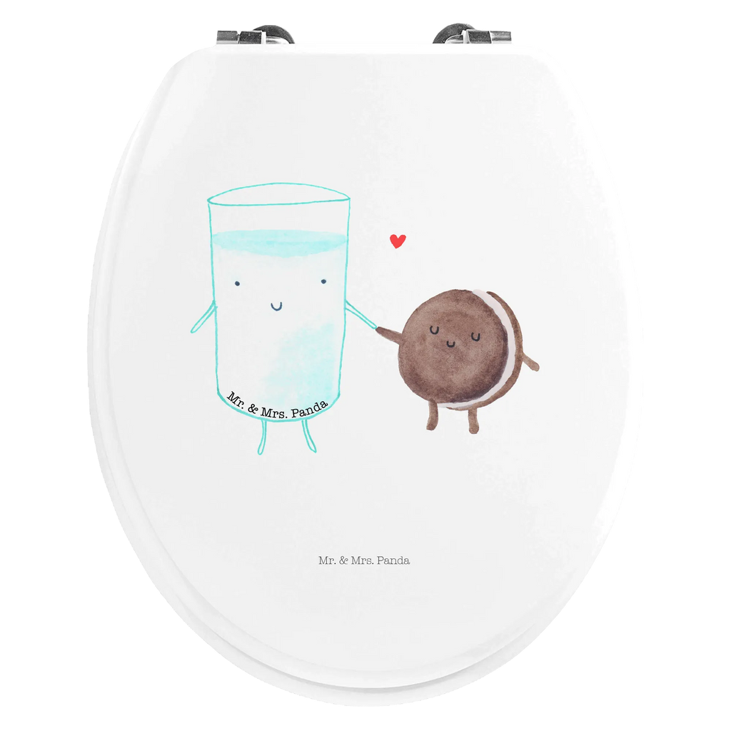Motiv WC Sitz Milch Keks Toilette, WC-Sitz, Toilettendeckel, Klobrille, Klodeckel, Tiermotive, Gute Laune, lustige Sprüche, Tiere, Kekse, Keks, Kaffee, Einladung Frühstück, perfektes Paar, Motiv süß, Cookie, romantisch, Milk, Milch