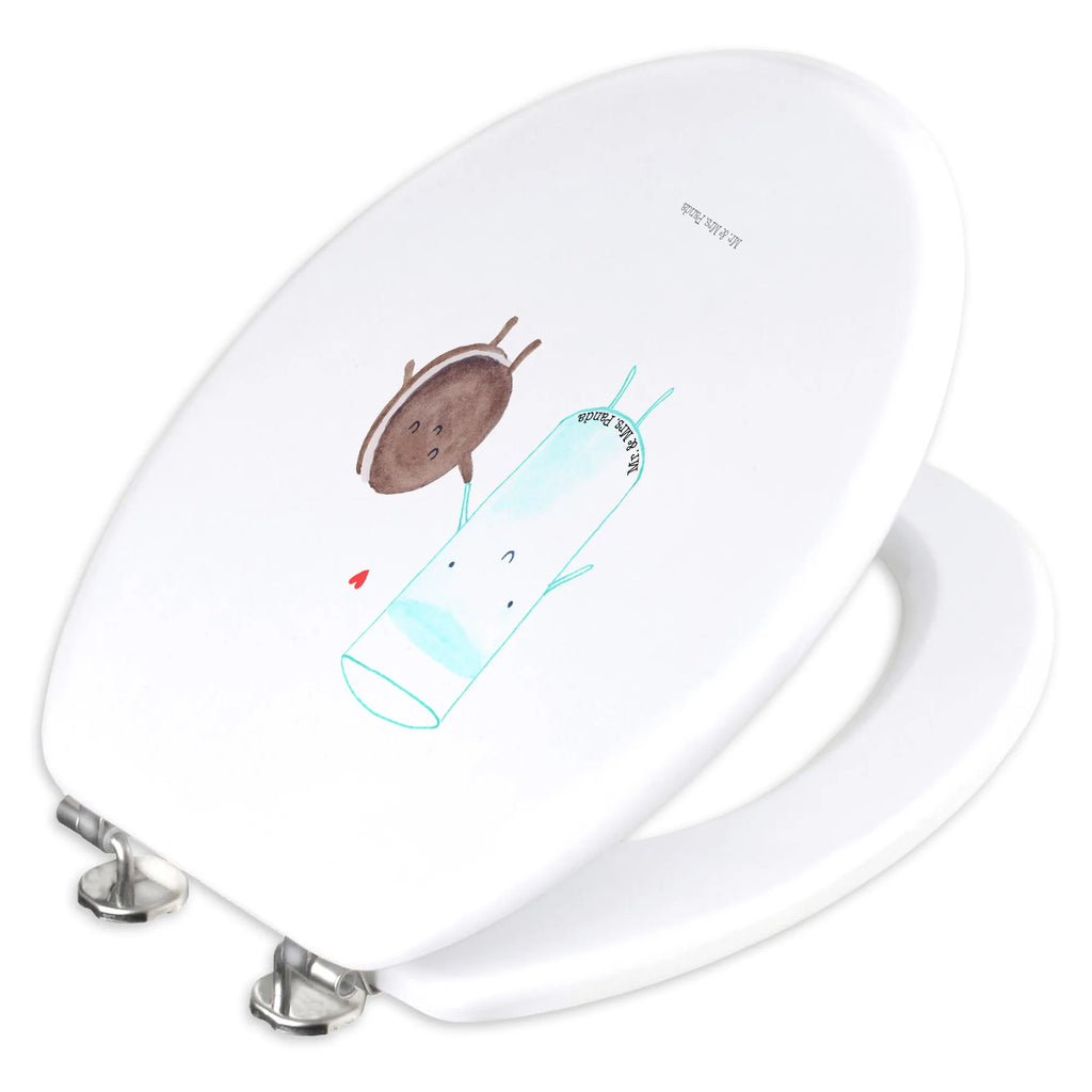 Motiv WC Sitz Milch Keks Toilette, WC-Sitz, Toilettendeckel, Klobrille, Klodeckel, Tiermotive, Gute Laune, lustige Sprüche, Tiere, Kekse, Keks, Kaffee, Einladung Frühstück, perfektes Paar, Motiv süß, Cookie, romantisch, Milk, Milch