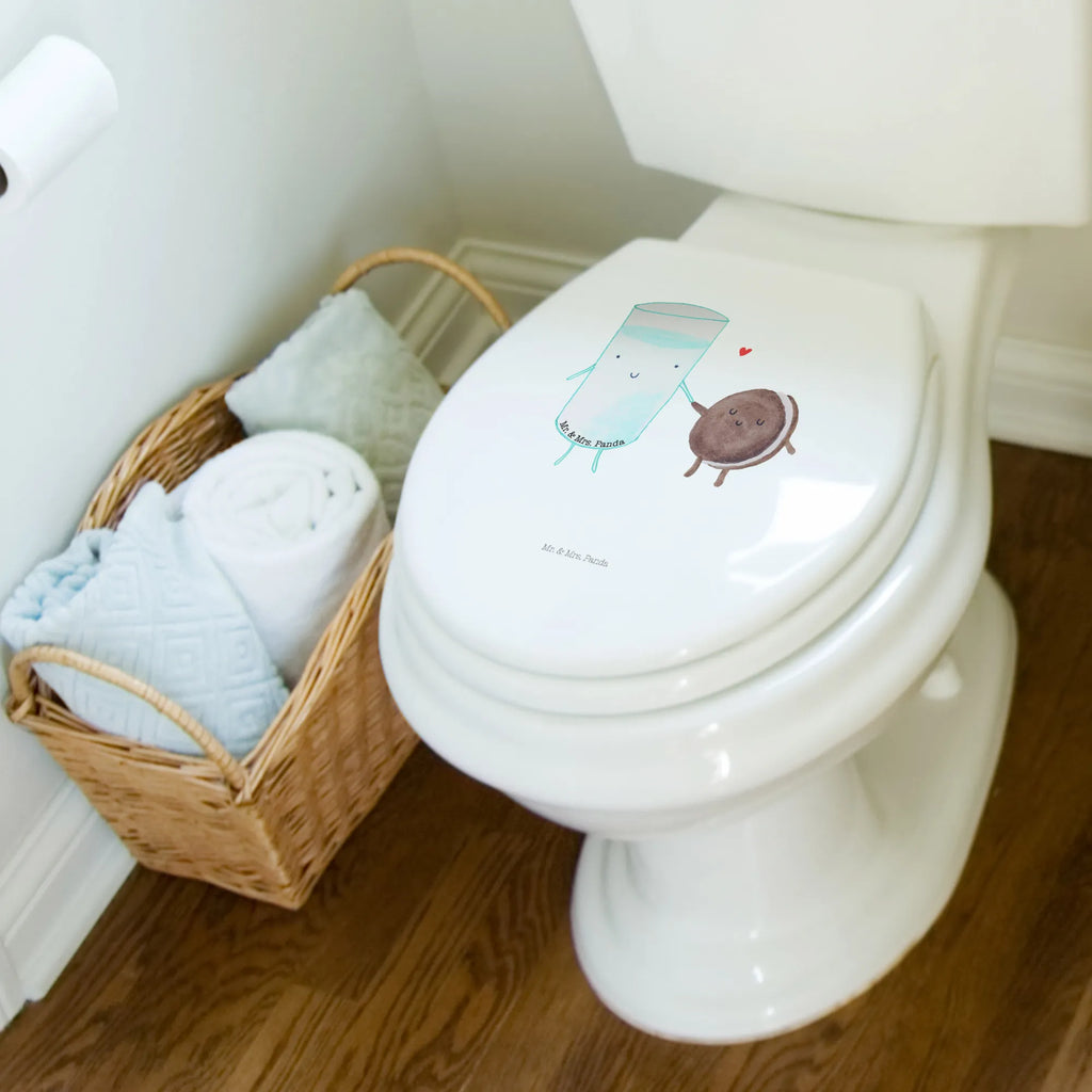 Motiv WC Sitz Milch Keks Toilette, WC-Sitz, Toilettendeckel, Klobrille, Klodeckel, Tiermotive, Gute Laune, lustige Sprüche, Tiere, Kekse, Keks, Kaffee, Einladung Frühstück, perfektes Paar, Motiv süß, Cookie, romantisch, Milk, Milch