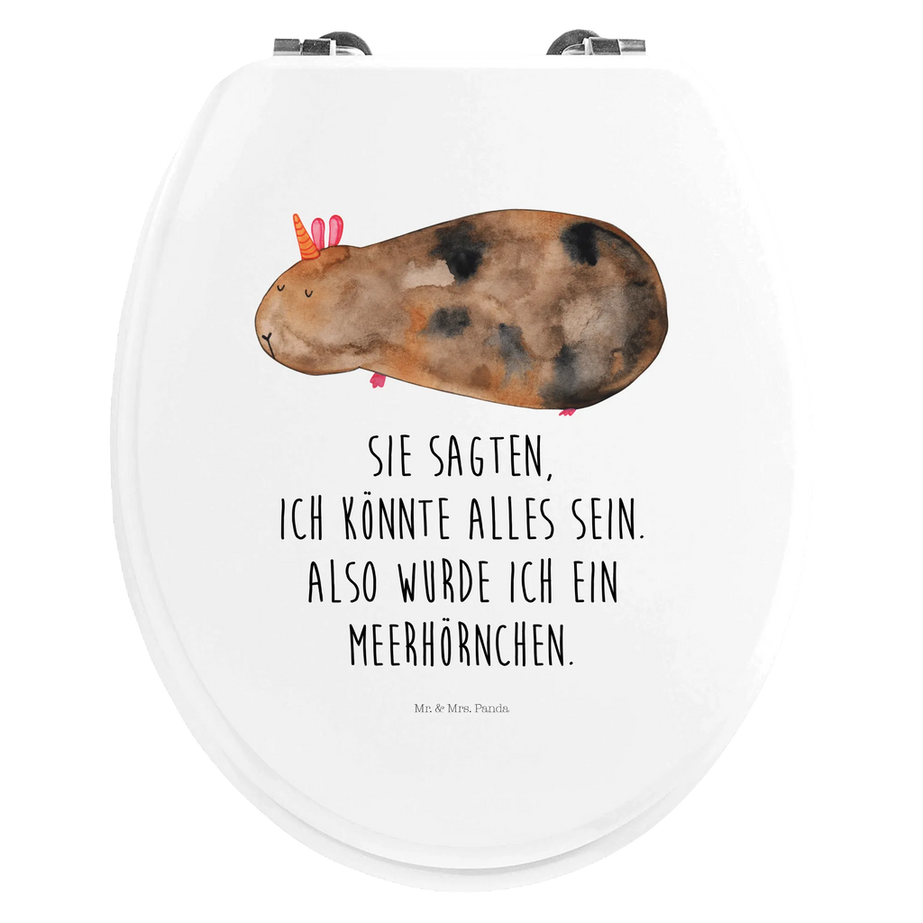 Motiv WC Sitz Einhorn Meerschweinchen Toilettendeckel, Klobrille, WC-Sitz, Klodeckel, Toilette, Einhorn, Einhörner, Einhorn Deko, Unicorn, Meericorn, Meerschwein, Meerhörnchen, Meerschweinchen