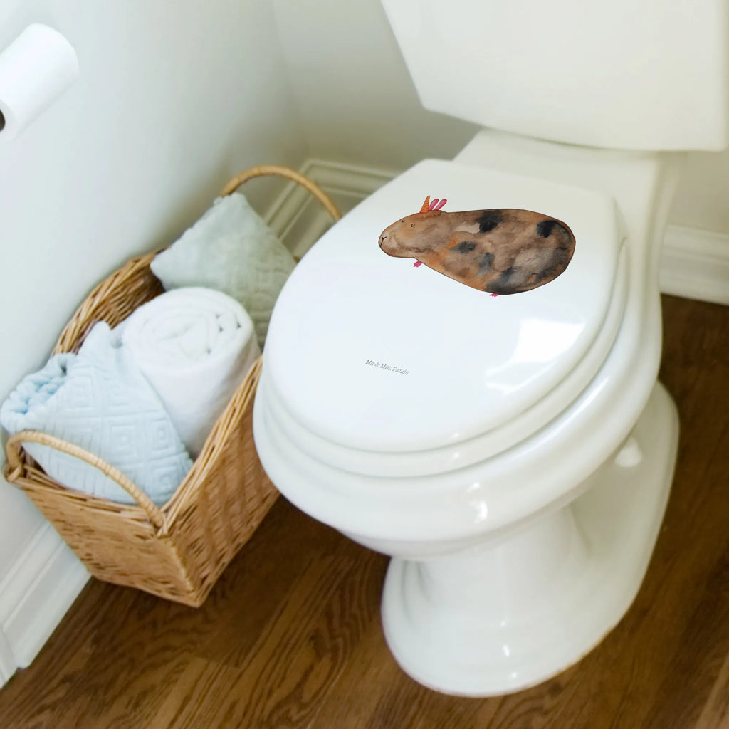 Motiv WC Sitz Einhorn Meerschweinchen Toilettendeckel, Klobrille, WC-Sitz, Klodeckel, Toilette, Einhorn, Einhörner, Einhorn Deko, Unicorn, Meericorn, Meerschwein, Meerhörnchen, Meerschweinchen