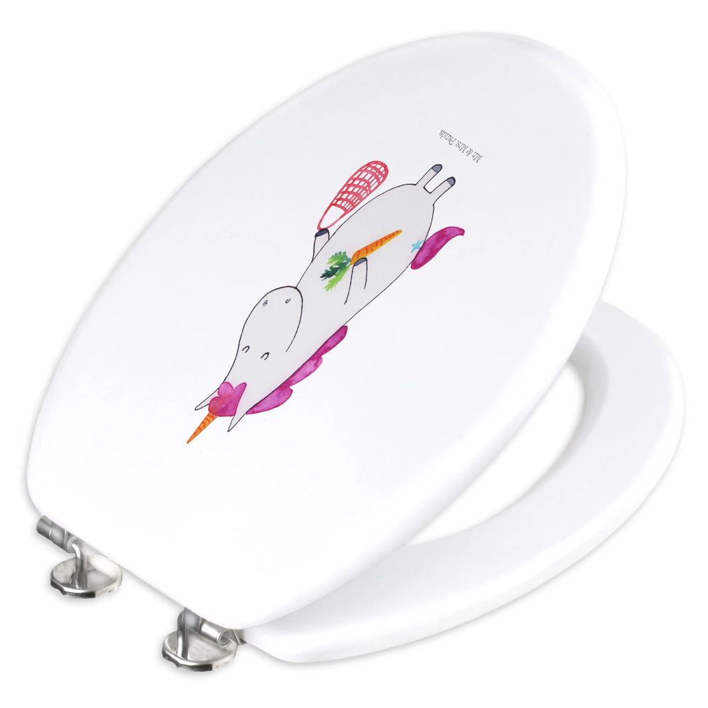 Motiv WC Sitz Einhorn Vegan Toilette, Toilettendeckel, Klodeckel, Klobrille, WC-Sitz, Einhorn, Einhörner, Einhorn Deko, Unicorn, Veganer, Gesund leben, Rohkost, Gesund essen, Vegetariar, vegan, Veganismus