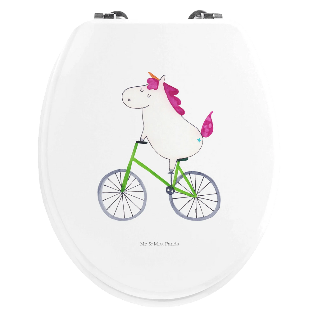Motiv WC Sitz Einhorn Radfahrer Klodeckel, Klobrille, Toilette, Toilettendeckel, WC-Sitz, Einhorn, Einhörner, Einhorn Deko, Unicorn, Liebeskummer, Radfahrer, Radfahren, Kummer, Konfetti, Rad, Luxusproblem, Bike, Feenstaub