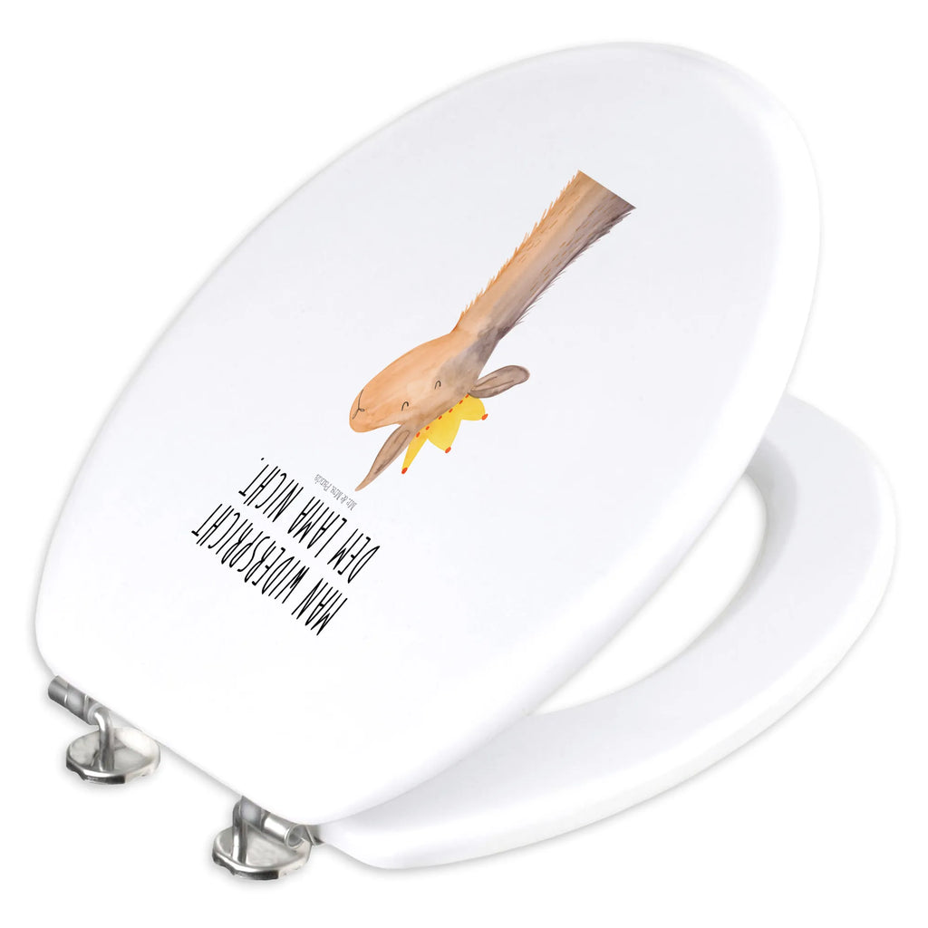 Motiv WC deska sedesowa Głowa lamy król Klobrille, WC-Sitz, Toilettendeckel, Klodeckel, Toilette, Lama, Alpaka, Lamas, Papa, Büro Kollege, Vorgesetzter, König, Abi, Mama, Königin, Chef, Kollegin, Freundin, Abitur
