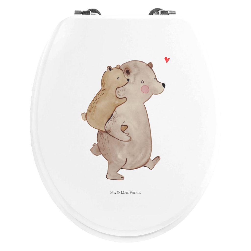 Motiv WC Sitz Papa Bär WC-Sitz, Klodeckel, Toilettendeckel, Toilette, Klobrille, Familie, Vatertag, Muttertag, Bruder, Schwester, Mama, Papa, Oma, Opa, Onkel, Papi, Geburtstag, Vater, Vati, Geschenk