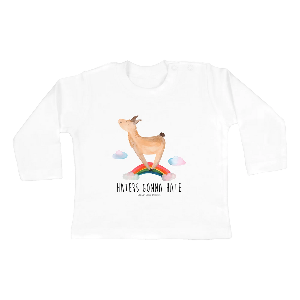 Baby long-sleeve lama rainbow Bio, Langarm, Baby Shower, Kleidung, Alpaka, Lama, Abi, Schule, Wolkenland, Lamas, Haters, Außenseiter, Hobby, Haters Gonna Hate, Selbstständig, Regenbogen, Freiheit