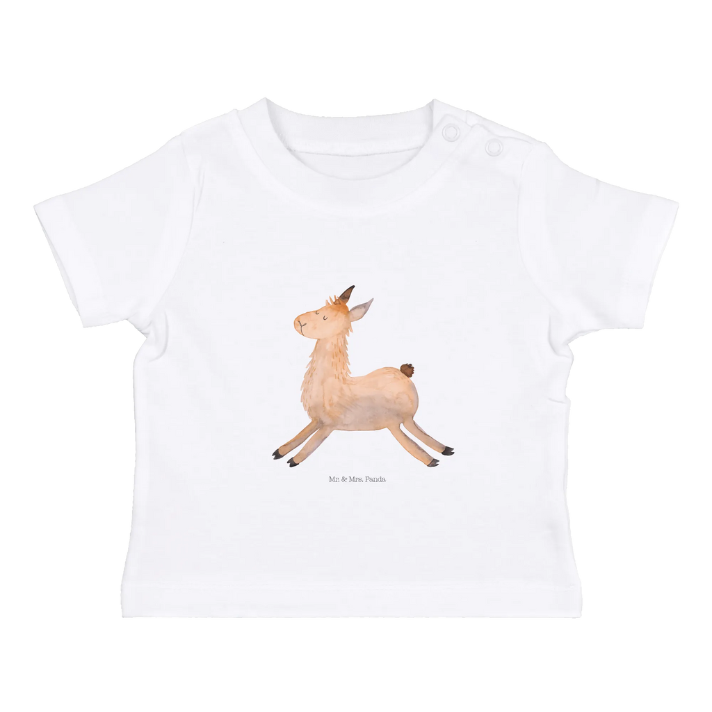 Organic Baby Shirt lama Jump Llama, llama, alpaca, trendy animal, Lama, start, luck, happy, good morning, llamas, favourite day, exam, heartache, happy day, graduation, girlfriend, new start