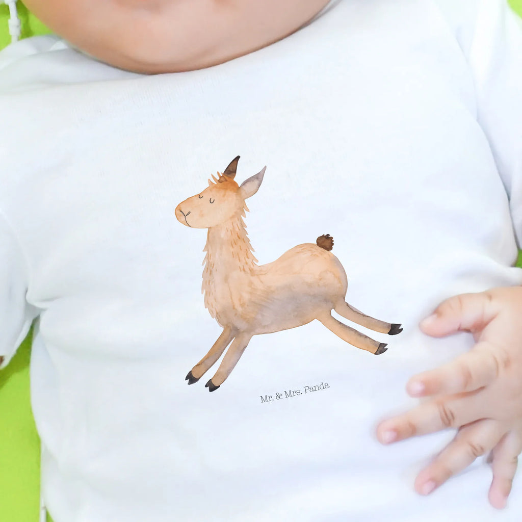 Organic Baby Shirt lama Jump Llama, llama, alpaca, trendy animal, Lama, start, luck, happy, good morning, llamas, favourite day, exam, heartache, happy day, graduation, girlfriend, new start