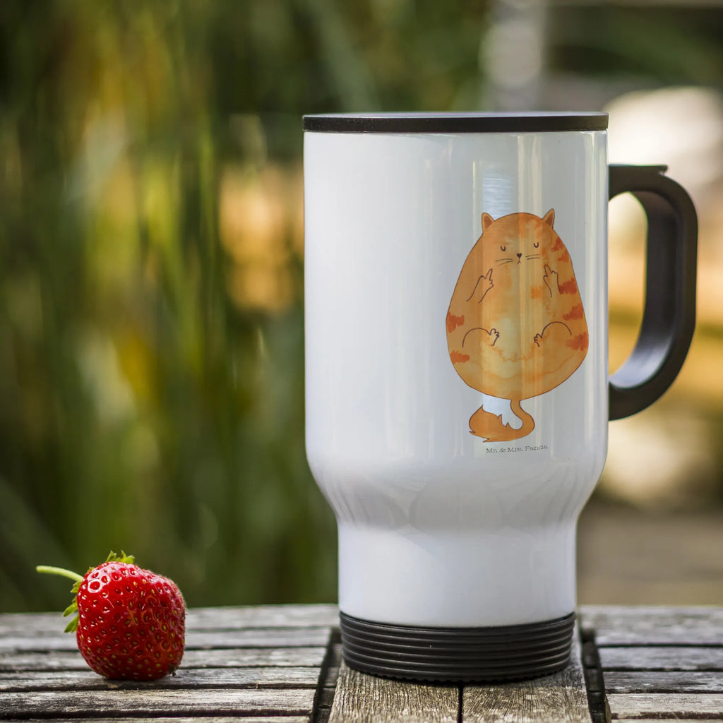 Insulated mug Cat Early riser travel mug, travel coffee mug, Thermo cup, Thermo mug, Insulated mug, To Go mug, Coffee mug, cat, tomcat, kitty, meow, kitten, housecat, mama cat, love cats, cat image, cat fan, cat lover, cat fancier, cat decoration, gift for cat lover, cat owner, funny cats, cat sayings, cat motto, funny cat gifts, fan merchandise, cat stuff, animal lover, coffee, The early bird can kiss my ass, cats, morning grumbler, early riser, pussy