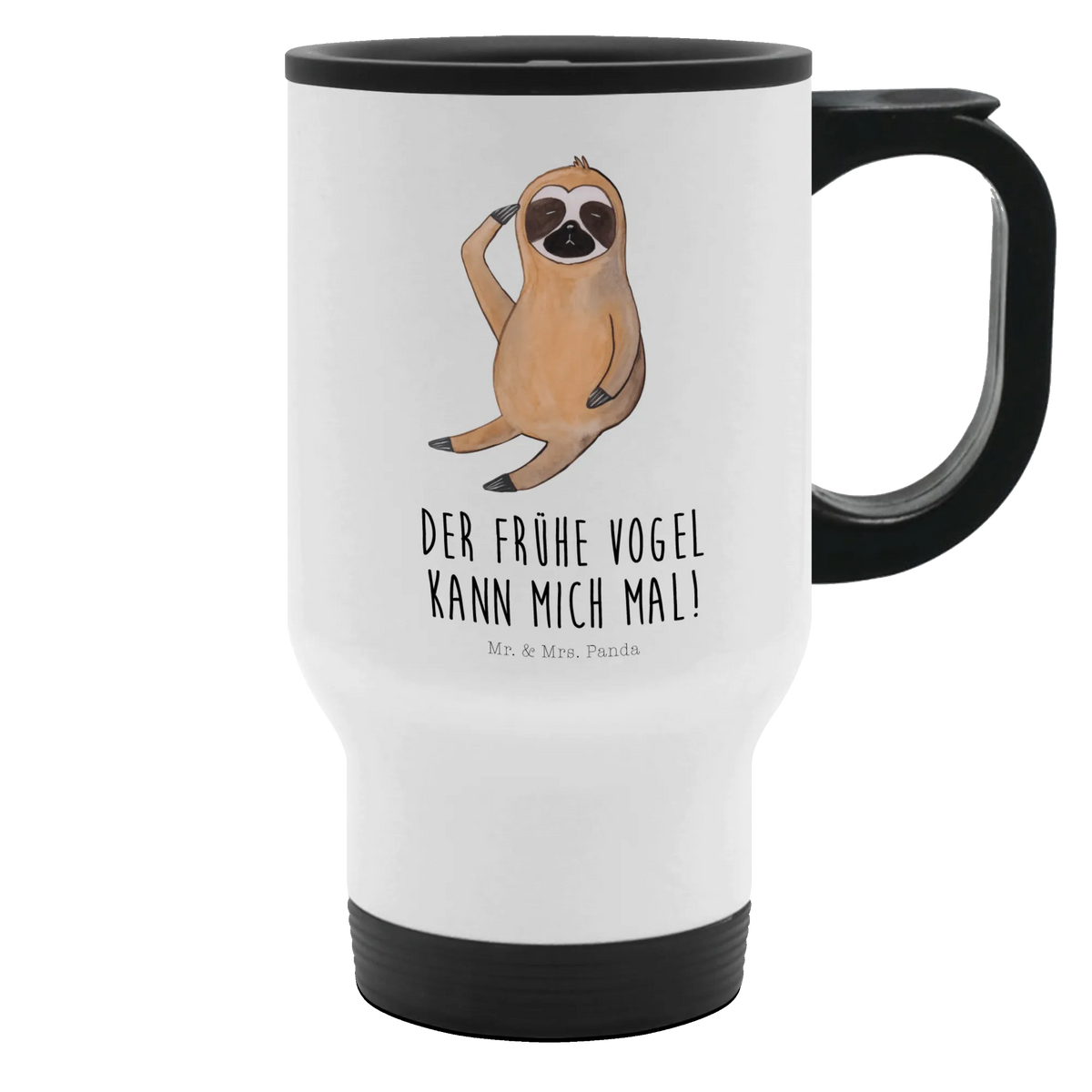Insulated mug sloth Bird trend animal, lazy, early bird, favourite animal, the early bird, early riser, morning grumbler