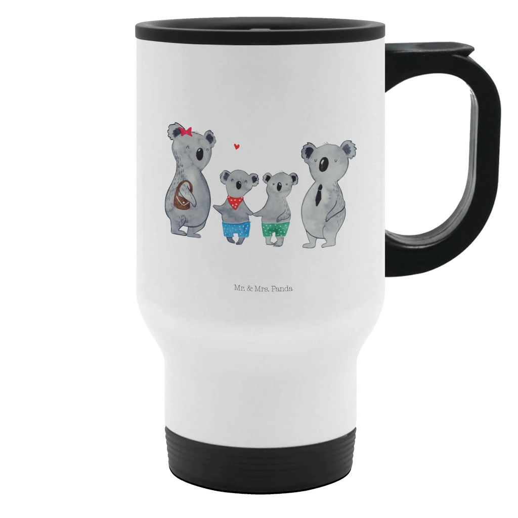 Insulated mug Koala family with two kids travel coffee mug, travel mug, Insulated mug, Thermo mug, To Go mug, Thermo cup, Coffee mug, Family, Father's Day, Mother's Day, brother, sister, Mom, Dad, family life, favourite family, koala family, family, family time, best family, koala, koala bear
