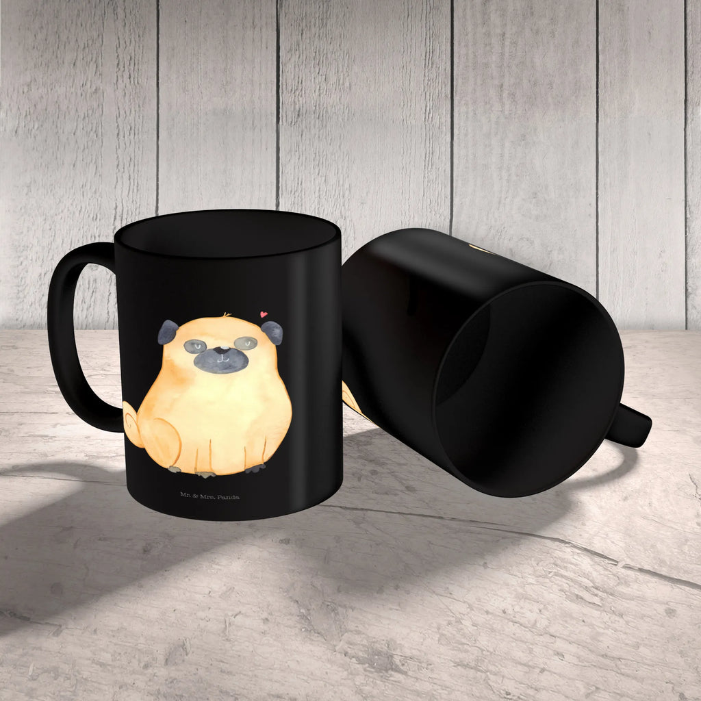 Kubek Mops Keramiktasse, Tasse mit Zitaten, Tasse, Bürotasse, Teetasse, Tasse mit Motiven, Geschenktasse, Porzellantasse, Kaffeetasse, Hund, Hundemotiv, Haustier, Hunderasse, Tierliebhaber, Hundebesitzer, Sprüche, Hundeliebe, Liebe, Mops