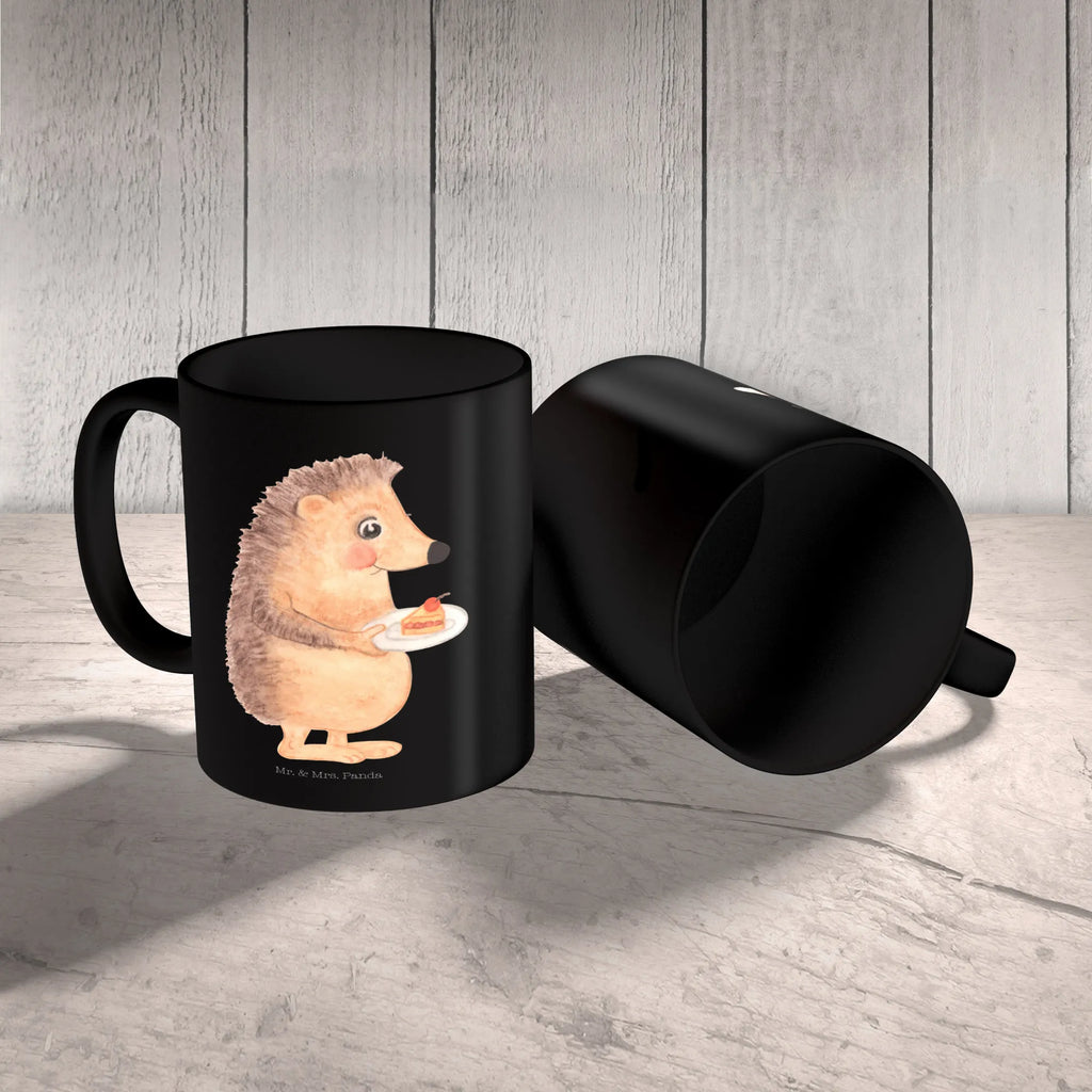Kubek jeż kawałek ciasta Kaffeetasse, Geschenktasse, Teetasse, Keramiktasse, Tasse mit Zitaten, Tasse, Porzellantasse, Tasse mit Motiven, Bürotasse, Tiermotive, Gute Laune, lustige Sprüche, Tiere, Backen Geschenk, Essen Spruch, Kuchen, Geburtstagskuchen, Igel, Torte, Einladung Party, Kuchen backen