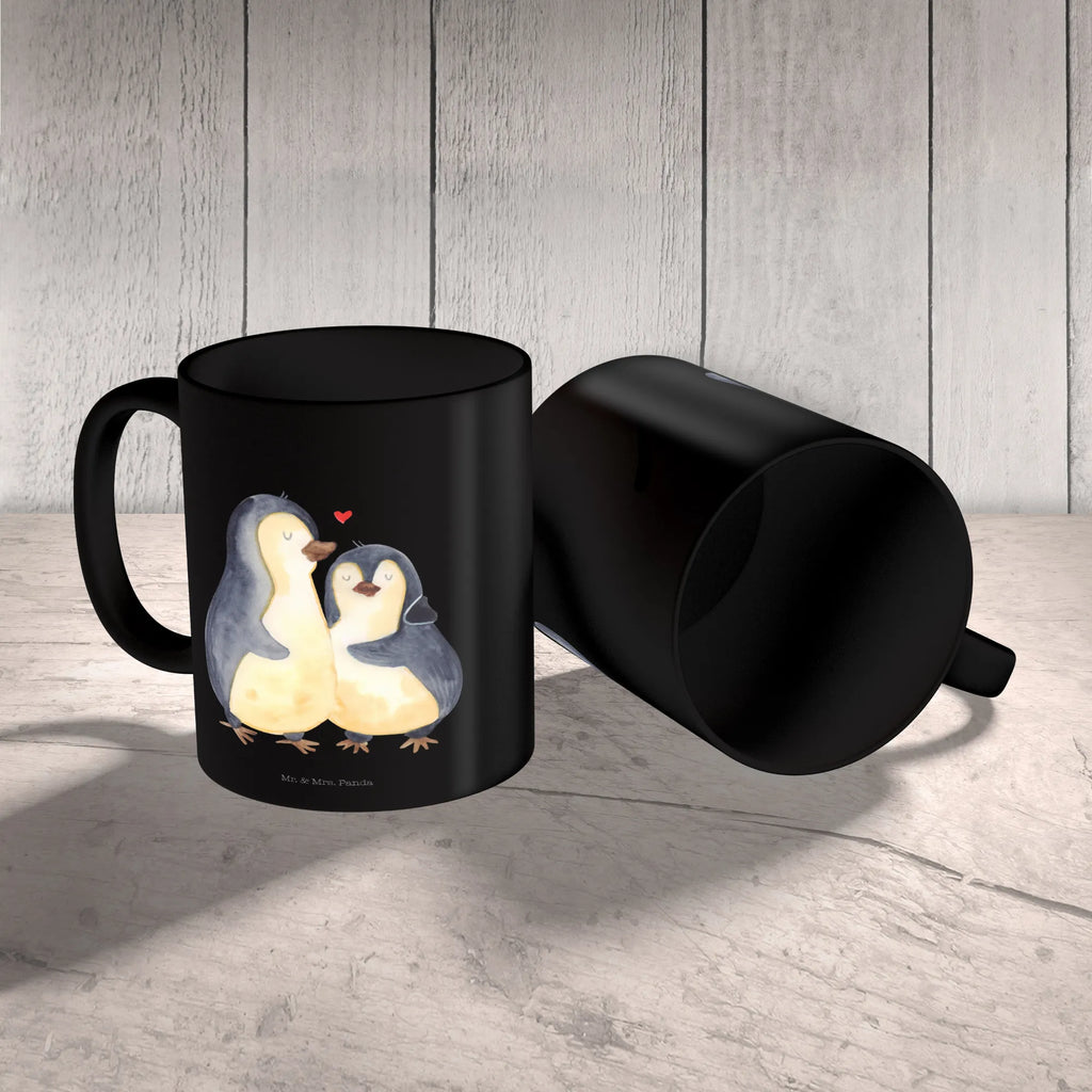 Mug Penguin embrace Teetasse, Geschenktasse, Porzellantasse, Kaffeetasse, Keramiktasse, Tasse mit Zitaten, Bürotasse, Tasse mit Motiven, Tasse, Pinguin, Verlobung, Liebesbeweis, Hochzeitstag, Liebe, Liebespaar, Liebesgeschenk, Hochzeit, Jahrestag, Hochzeitsgeschenk