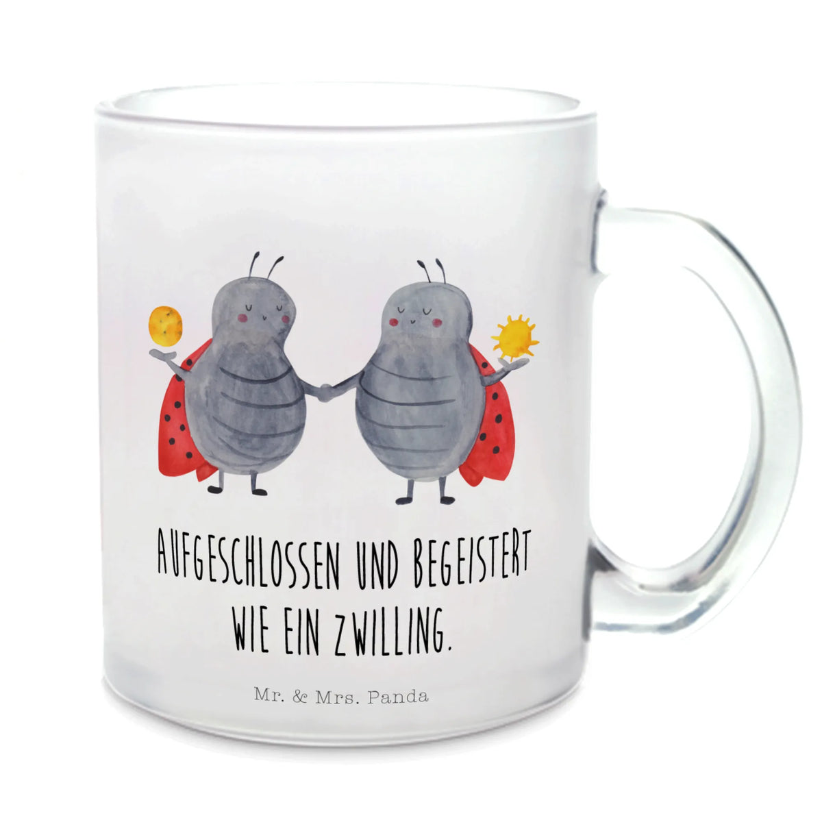 Teetasse Sternzeichen Zwilling Henkeltasse, Glas Teebecher, getränkeglas, Pott, Kakaotasse, Teetasse, Henkelbecher, Teetasse aus Glas, Teetasse Glas, Häferl, Teeglas, Haferl, Trinkglas, Motivtasse, Tee Tasse, Glasbecher, getränkebecher, glastasse, Sternzeichen, Tierkreiszeichen, Horoskop, Astrologie, Aszendent, Zwillinge, Geburtstag Mai, Zwillingsbruder, Glückskäfer, Geschenk Mai, Zwilling Geschenk, Marienkäfer, Zwilling Sternzeichen, Zwillingsschwester, Geschenk Juni