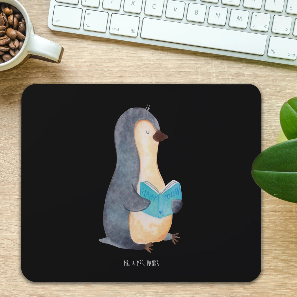 Mouse mat Penguin A book Motif, mousepad, Office, fun, Study, Mouse, Work, Print, Pad, PC, Student, Mouse Pad, saying, Gift, Penguin, North Pole, Winter, Penguins, bookworm, leisure, vacation, reading, penguins, doing nothing, lazing around, holidays, book