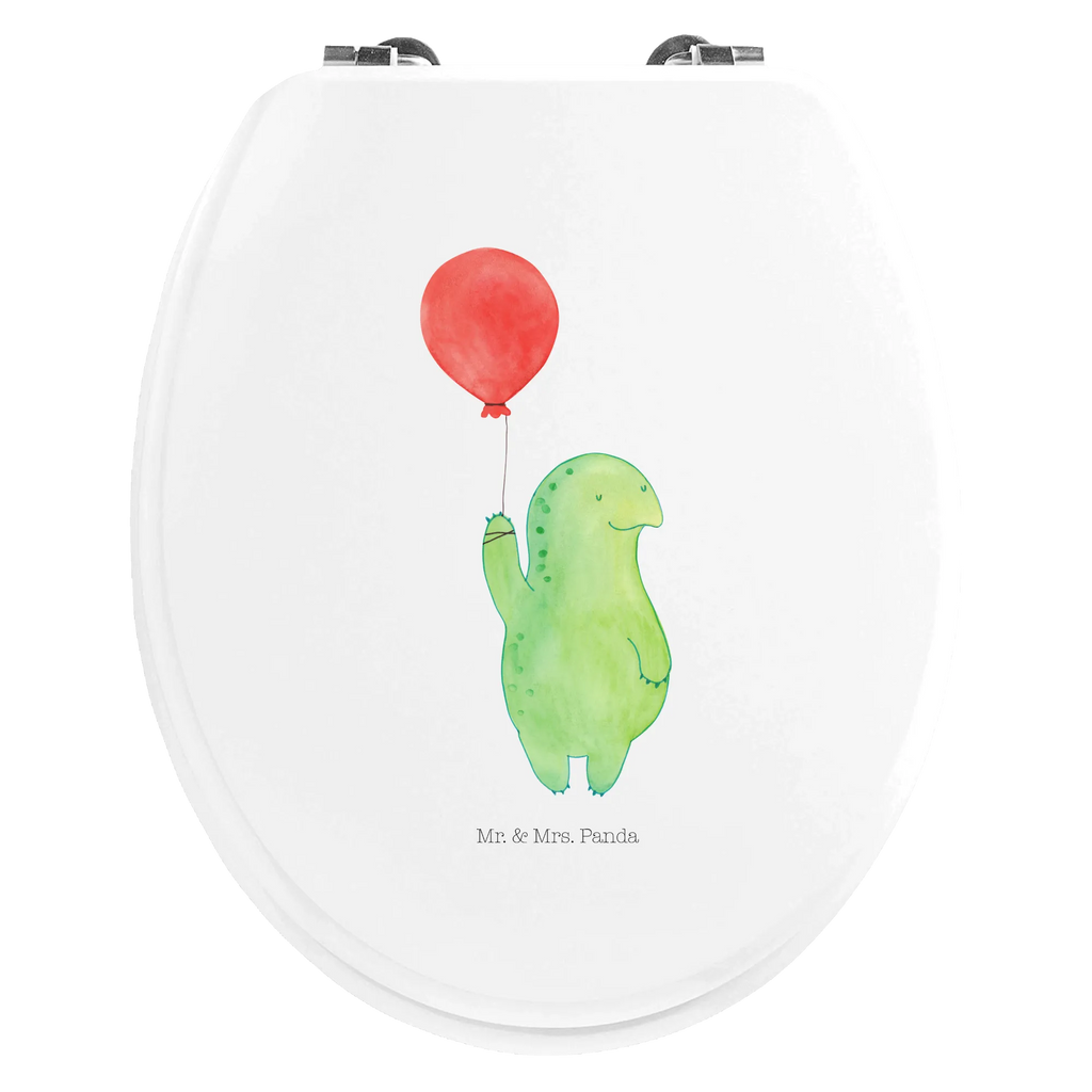 Motiv WC Sitz Schildkröte Luftballon Toilette, Klodeckel, WC-Sitz, Klobrille, Toilettendeckel, Schildkröte, Motivationsspruch, Schildkröten, Motivation, Mutausbruch
