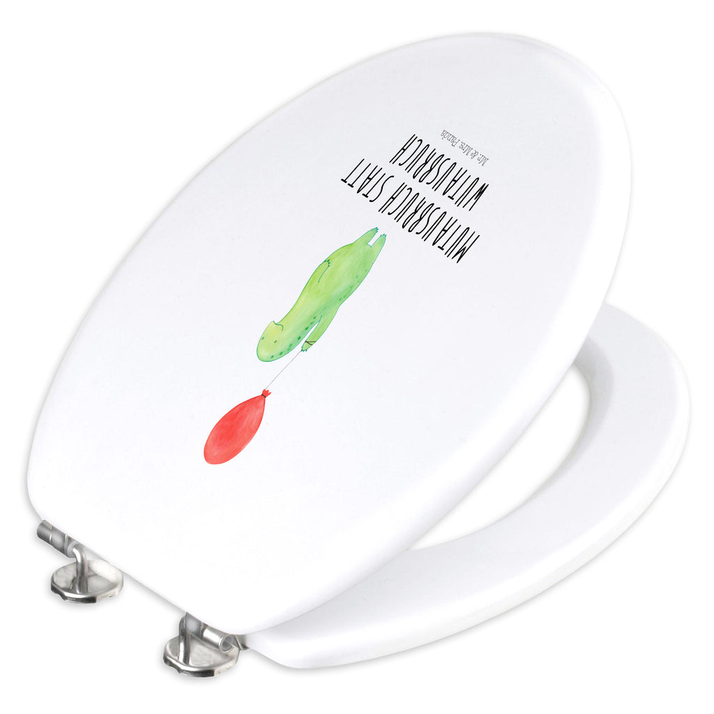 Motiv WC Sitz Schildkröte Luftballon Toilette, Klodeckel, WC-Sitz, Klobrille, Toilettendeckel, Schildkröte, Motivationsspruch, Schildkröten, Motivation, Mutausbruch