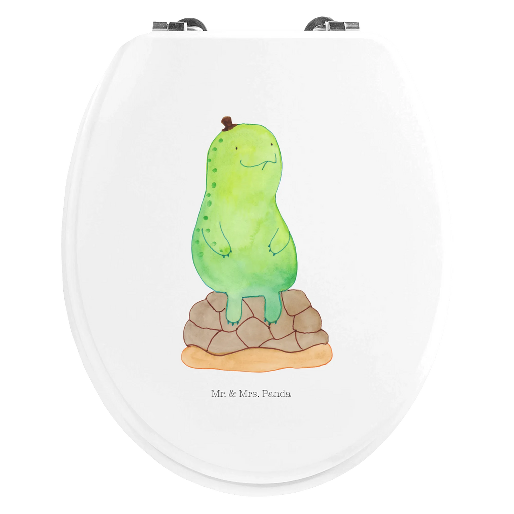 Motiv WC Sitz Schildkröte Pause Toilettendeckel, Toilette, Klodeckel, Klobrille, WC-Sitz, Schildkröte, Entschleunigen, Achtsamkeit, achtsam