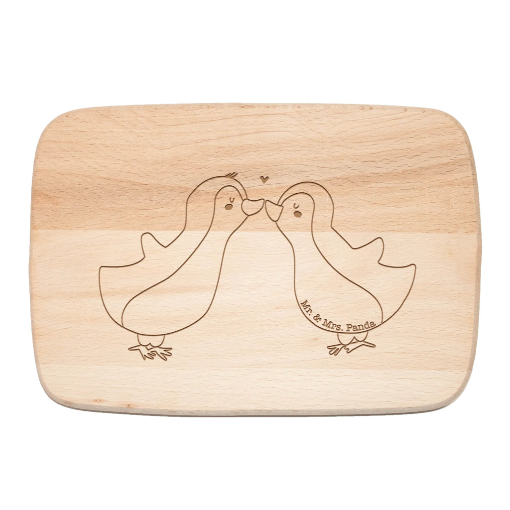 Śniadaniowa deska Pingwin Miłość Miłość, partner, przyjaciel, przyjaciółka, mąż, żona, wesele, zaręczyny, prośba o rękę, prezent miłosny, rocznica, dzień ślubu