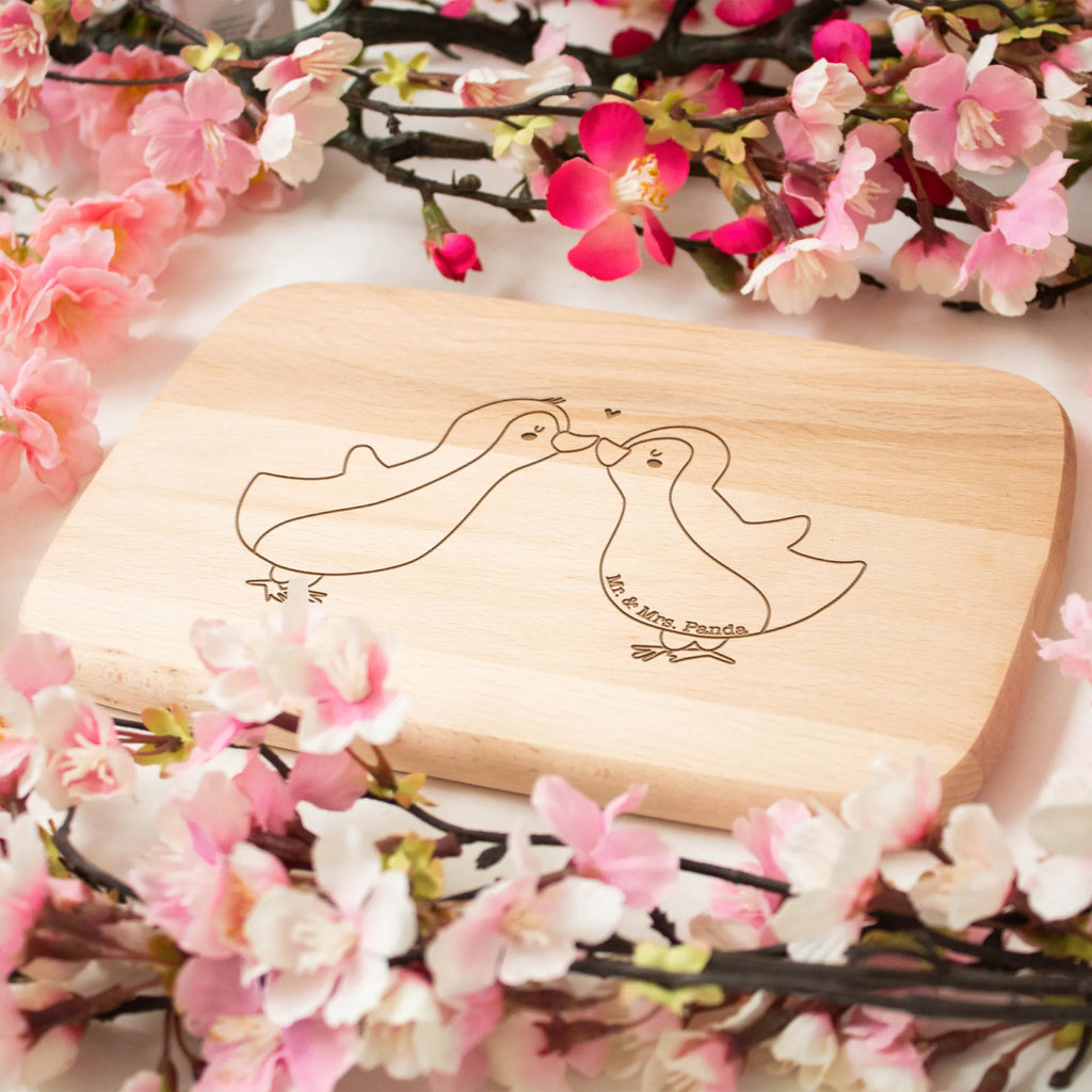 Śniadaniowa deska Pingwin Miłość Miłość, partner, przyjaciel, przyjaciółka, mąż, żona, wesele, zaręczyny, prośba o rękę, prezent miłosny, rocznica, dzień ślubu