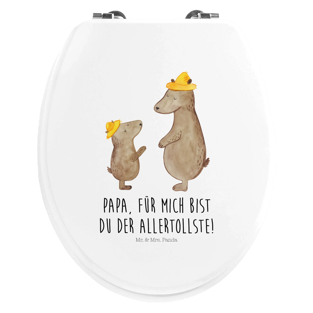 Motiv WC deska sedesowa Niedźwiedzie z kapeluszami Rodzina, Dzień Ojca, Dzień Matki, brat, siostra, mama, tata, babcia, dziadek