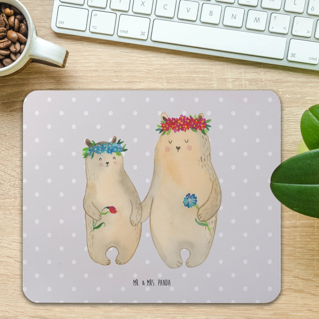Mouse mat Bears with flower crown laptop mauspad, pc mauspad, laptop mousepad, Mausmatte, mausteppich, computer mousepad, computer mauspad, mousematte, mauspad pc, pc mousepad, Mousepad, mauspad laptop, computermatte, notebook mauspad, Mauspad, pc mausunterlage, Mausunterlage, Muttertag, Vatertag, Mama, Papa, Oma, Opa, Familie, Schwester, Bruder, Weltbeste Mama, Lieblingsmama, Tochter, Kind, Lieblingsmensch, Töchter, Vorbild, Bären, Kinder, Mutti, Mutter, Family, Mami, Beste Mutter, Bär, Geschenk Mama. Muttertag