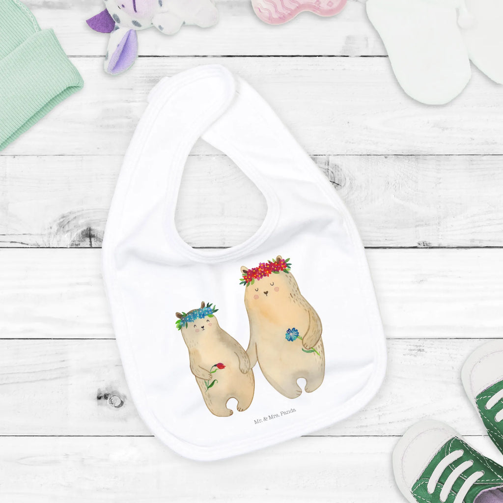 Bib Bears with flower crown baby shower, toddler, baby party, drool bib, baby bib, spit cloth, Family, Father's Day, Mother's Day, brother, sister, Mom, Dad, role model, bears, child, best mommy, mommy, family, gift mommy. mother's day, favorite mommy, favorite person, children, mom, daughter, daughters, world best mommy, Bear
