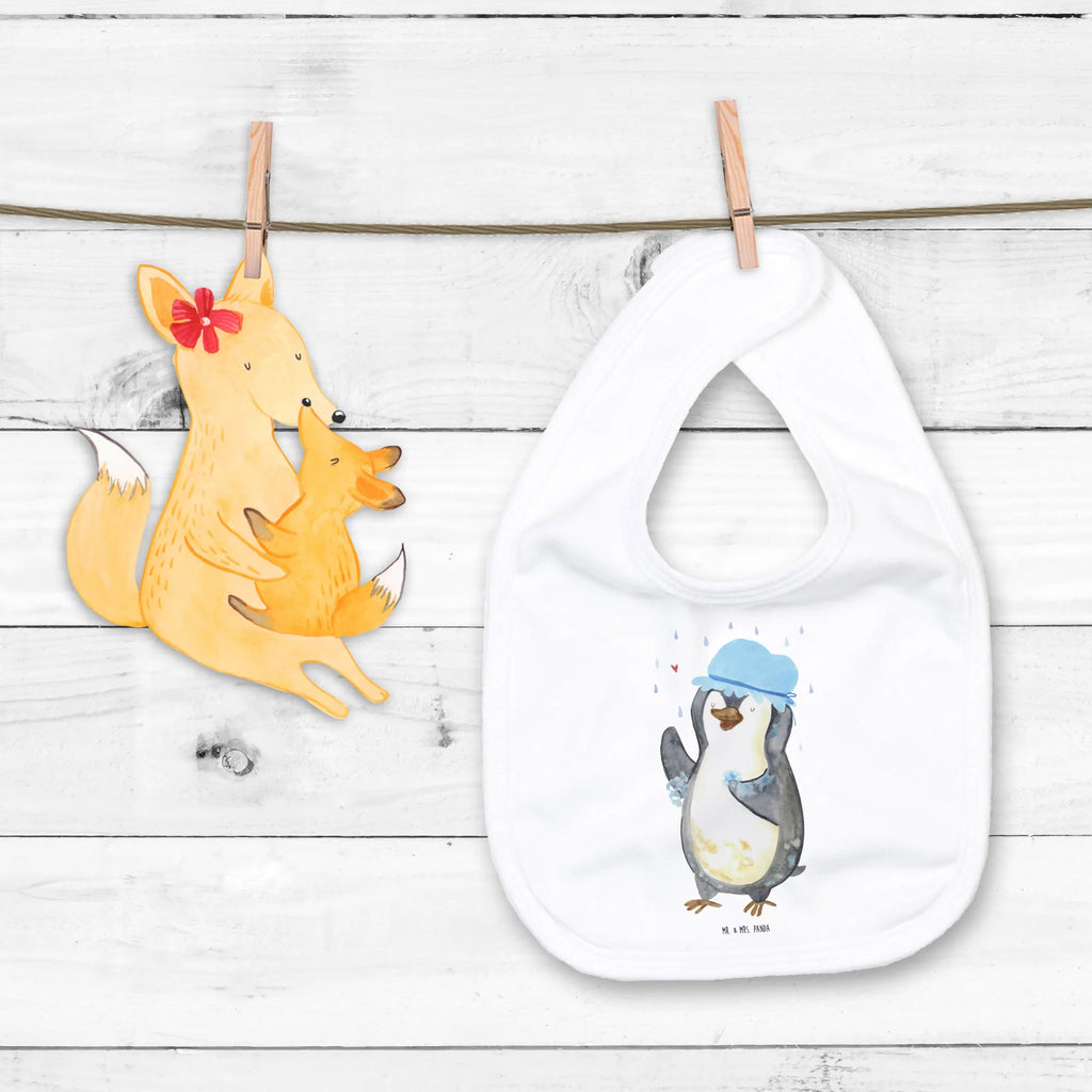 Bib Penguin have a shower toddler, baby shower, baby bib, baby party, drool bib, spit cloth, Penguin, North Pole, Winter, Penguins, new beginning, shower, being happy, motivation, new start, life motto, penguins