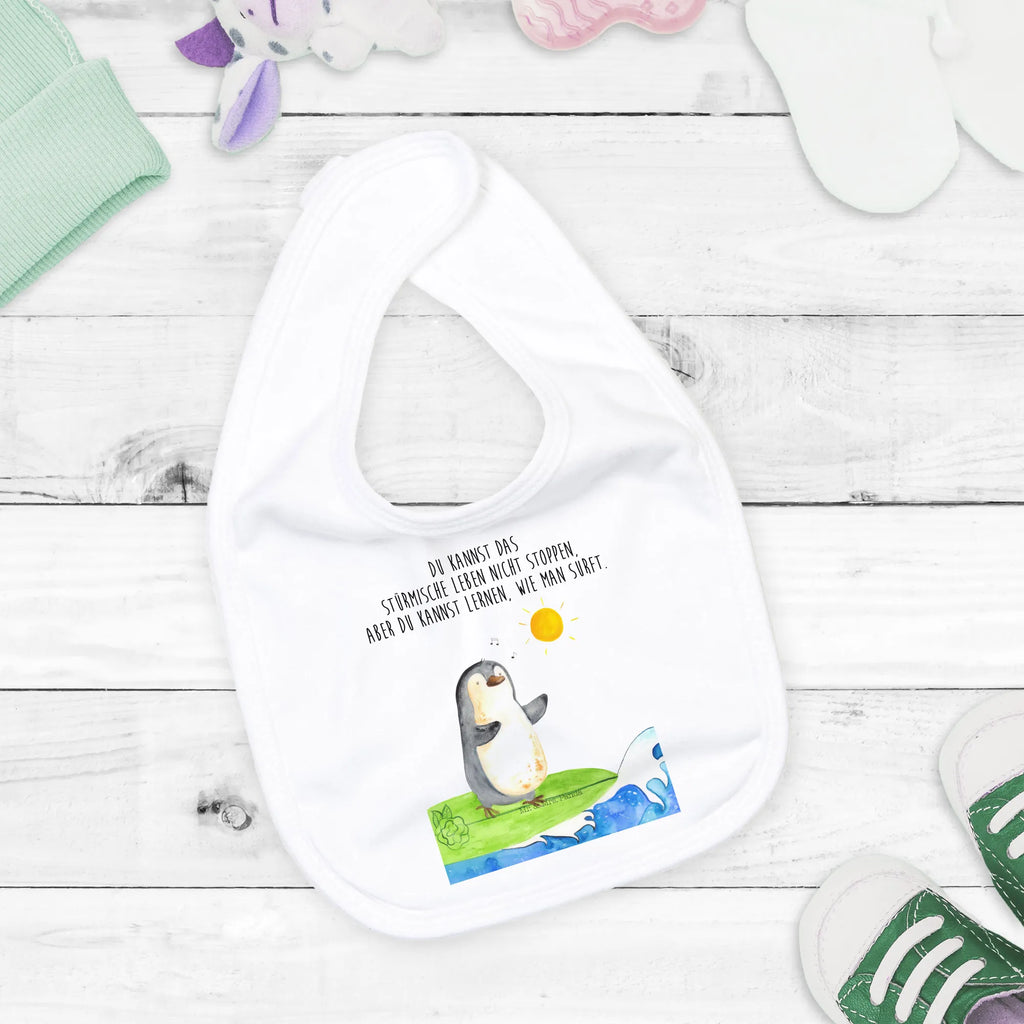 Bib Penguin surfer toddler, baby bib, drool bib, baby party, spit cloth, baby shower, Penguin, North Pole, Winter, Penguins, holidays, penguins, Hawaii, surfing, waves, Portugal, surfers, wave riding