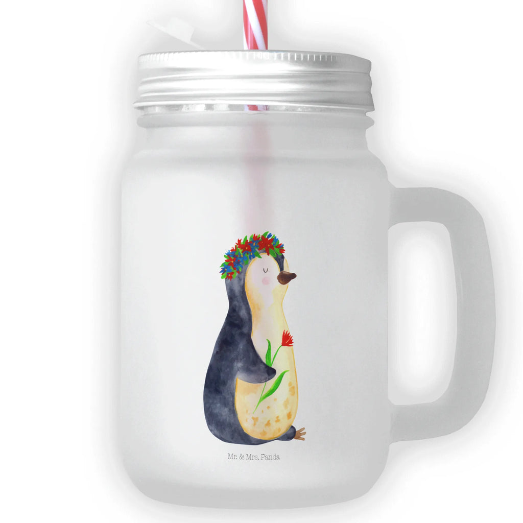 Mason jar drinking glass Penguin Flower Glas Mit Bügelverschluss, Mason Jar Für Hochzeit, Glas Mit Deckel Und Strohhalm, Mason Jar Mit Henkel, Einmachglas Trinkglas, Glas Für Eistee, Glasbecher Im Vintage-Stil, Mason Jar Glas Für BBQ, Saftglas Mit Deckel, Glas Mit Strohhalm, Glas Mit Gravur, Spülmaschinenfestes Mason Jar, Glas Mit Henkel Und Deckel, Deko Trinkglas, Glas Für Sommergetränke, Glas Für Cocktails, Glas Im Country-Style, Geschenkglas Mason Jar, Einmachglas Mit Henkel, Mason Jar Trinkglas, Getränkeglas Im Landhausstil, Limonadenglas, Glas Mit Schraubdeckel, Mason Jar Glas, Rustikales Trinkglas, Cocktailglas Im Mason Jar Look, Mason Jar Für Getränke, Glas Für Limonade, Trinkglas Retro, Mason Jar Für Gartenparty, Mason Jar Glas Für Küche, Glas Für Smoothies, Glas Mit Schraubverschluss, Smoothieglas, Wiederverwendbares Trinkglas, Trinkglas Im Einmachglas-Stil, Glas Für Saft, Vintage Trinkglas, Pinguin, Leben, Pinguine, Universum, Wünsche, Ziele, Liebeskummer, Blumenkranz, Lebensziele, Geschenkidee, Lebenslust, Motivation