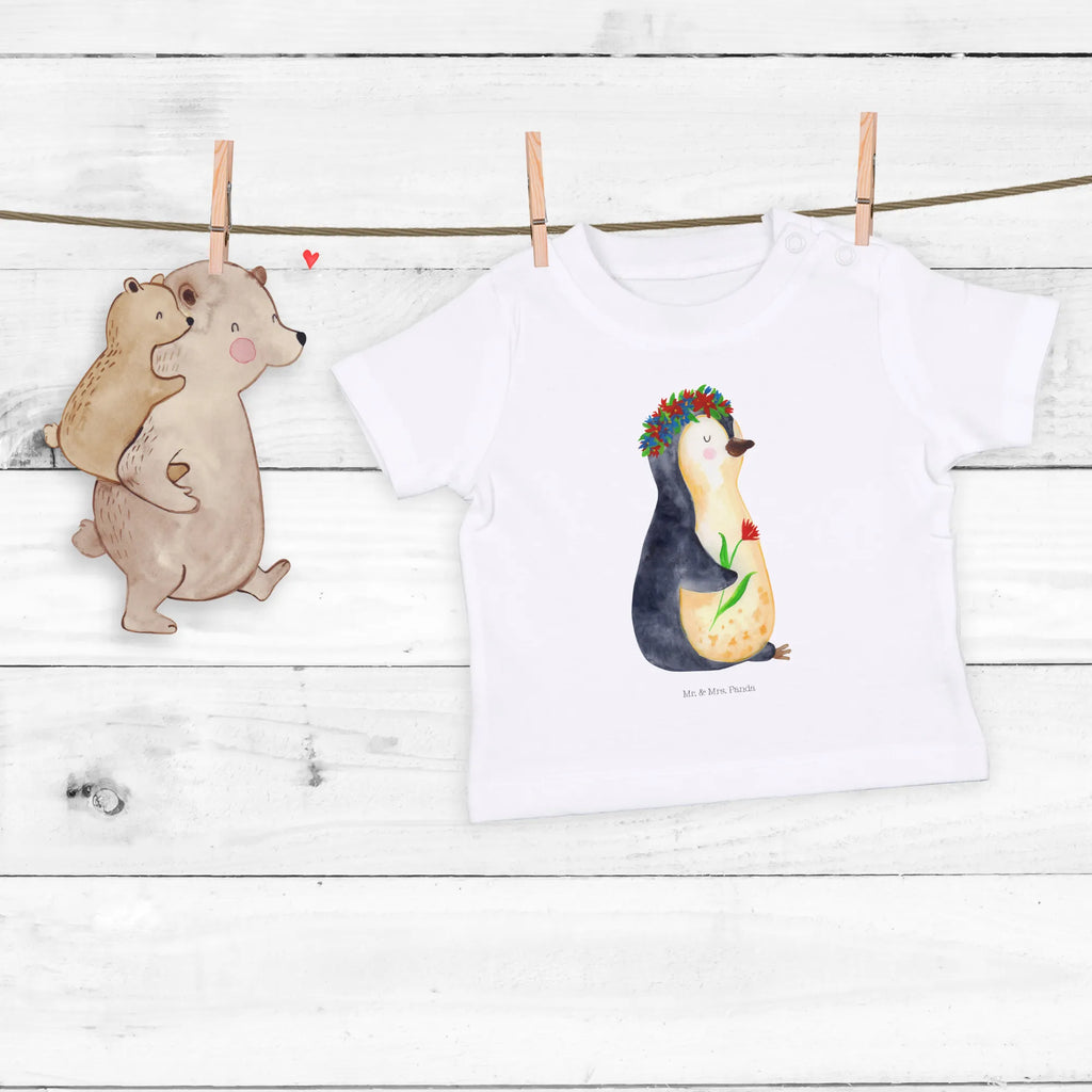 Organiczna koszulka dla niemowląt pingwin kwiaty Baby Baumwollshirt, Baby Shirt Mit Aufdruck, Baby T-Shirt, Baby Shirt Weiß, Baby Shirt Modern, Baby Shirt Zur Geburt, Baby Shirt Junge, Baby Top, Baby Pullover, Baby Oberteil, Baby Sweatshirt, Baby Shirt Bunt, Baby Shirt Pastell, Baby Shirt Mit Motiv, Baby Shirt Mit Spruch, Lustiges Baby Shirt, Baby Shirt Geschenk, Baby Shirt Alltag, Baby Shirt Neutral, Baby Bio Shirt, Baby Shirt Gestreift, Baby Shirt Mädchen, Baby Shirt Unisex, Baby Hemd, Süßes Baby Shirt, Baby Shirt, Baby Shirt Klassisch, Baby Jerseyshirt, Baby Langarmshirt, Baby Kurzarmshirt, Baby Shirt Erstausstattung, Baby Shirt Grau, Pinguin, Leben, Liebeskummer, Universum, Motivation, Wünsche, Geschenkidee, Blumenkranz, Lebenslust, Pinguine, Ziele, Lebensziele