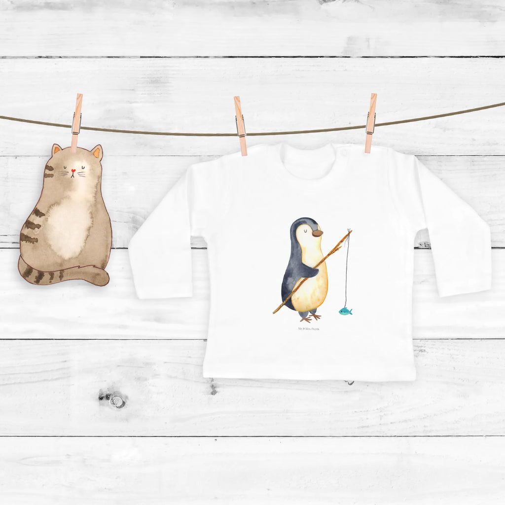 Baby long-sleeve Penguin angler Bio, Kleidung, Baby, Langarm, Jungen, Mädchen, Pinguin, Urlaub, Tagträume, Pinguine, Plan, Tagesplan, Freundinnen, Wochenende, Planer, Neustart, Hobby, Motivation, Geschenk, Geschenkidee, Angler, Angeln