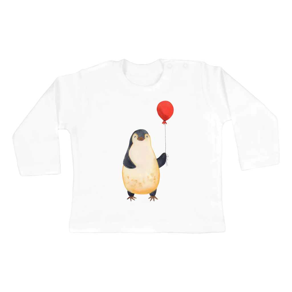 Baby long-sleeve Penguin balloon Bio, Kleidung, Langarm, Baby Shower, Pinguin, Luftballon, Glück, Motivation, Neustart, Pinguine, Geschenkidee, Liebe, Tagträume, Geschenk Freundin, Beste Freundin, Lebenslust, Neues Leben
