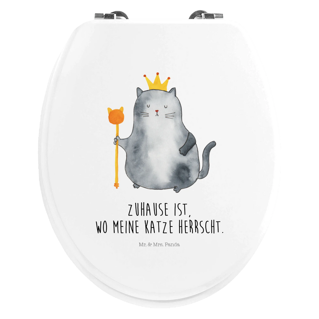 Motif toilet seat Cat king toilet lid, toilet cover, toilet, toilet seat, wood, cat, tomcat, kitty, meow, kitten, housecat, mama cat, love cats, cat image, cat fan, cat lover, cat fancier, cat decoration, gift for cat lover, cat owner, funny cats, cat sayings, cat motto, funny cat gifts, fan merchandise, cat stuff, animal lover, king, move, queen, pet, pussy, moving in, first own apartment, tenement, apartment, cats, family