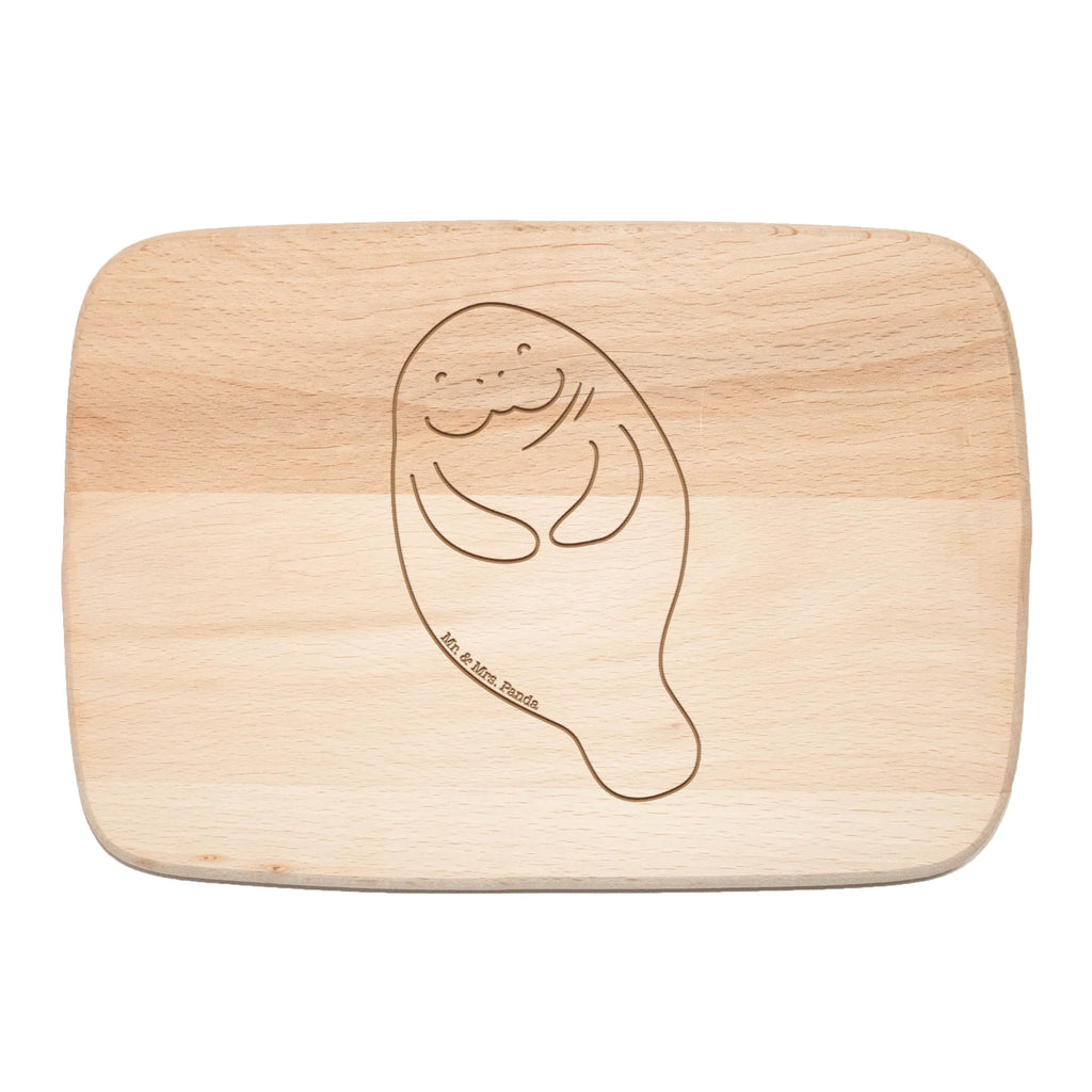 Küchenbrett Seekuh Happy Küchenbrett, Frühstücksbrettchen, Schneidebrett, Frühstücksbrett, Schneidebrett Holz, Holzbrett, Meerestiere, Meer, Urlaub, Achtsamkeit, Respekt, Freundin, Neuanfang, Seekuh, Zufrieden, Liebeskummer, Seekühe, Neustart, Selbstliebe